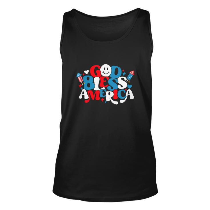 Funny Fireworks Hearts Usa 4Th Of July Patriotic Unisex Tank Top