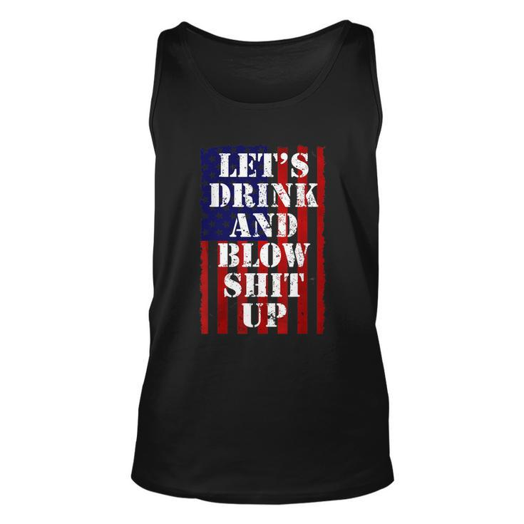 Funny Fireworks Shirts For Men Women Day Drinking 4Th July Unisex Tank Top