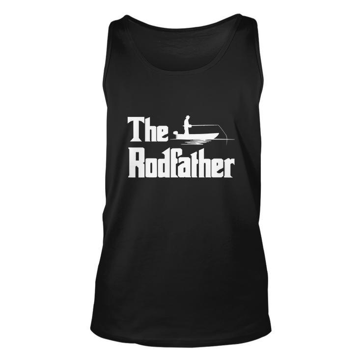 Funny Fishing For Fisherman Dad The Rodfather Unisex Tank Top