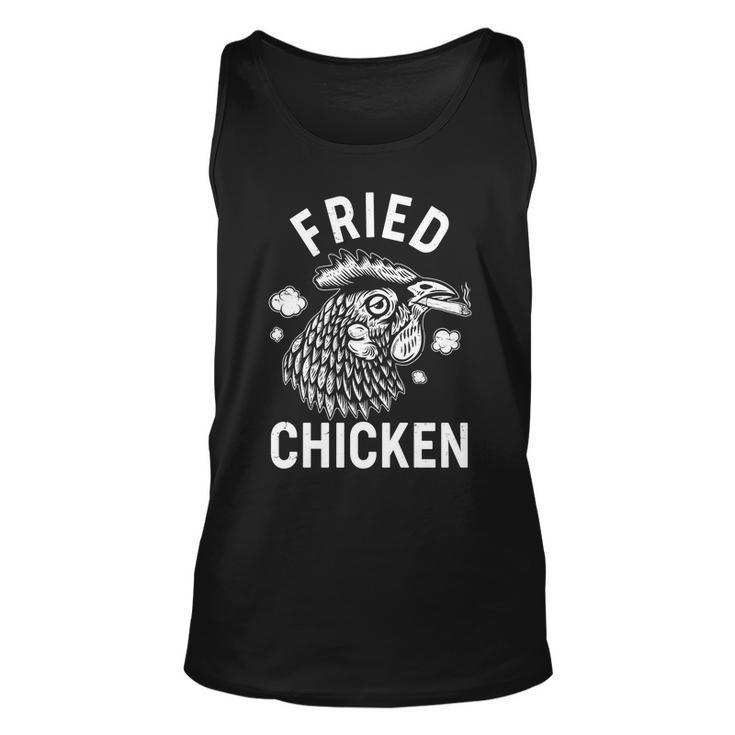 Funny Fried Chicken Smoking Joint Unisex Tank Top
