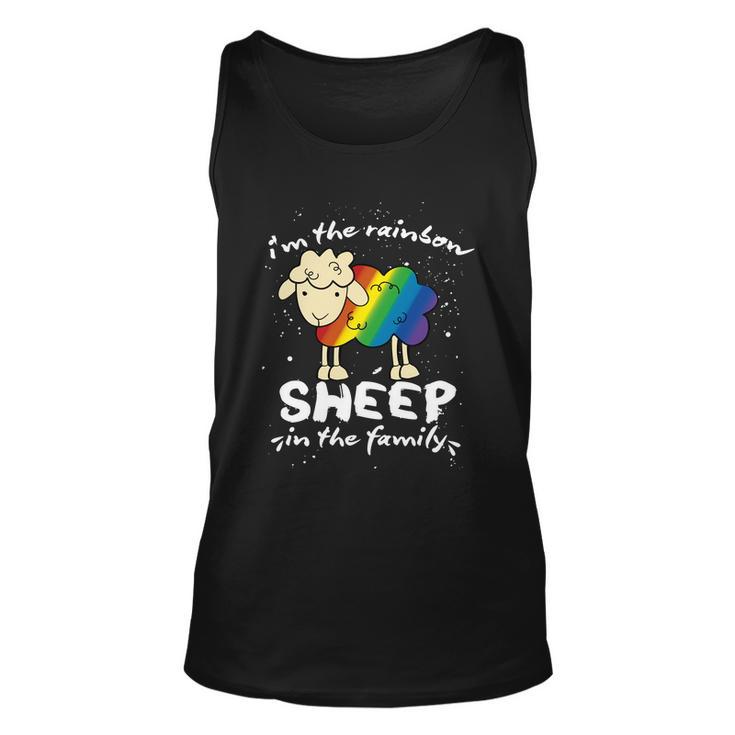 Funny Gay Pride Lgbt Gay Lesbian Im The Rainbow Sheep Gift Unisex Tank Top