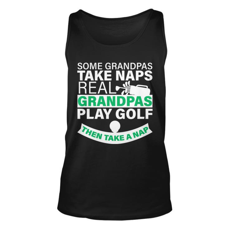 Funny Golf Grandpa Unisex Tank Top