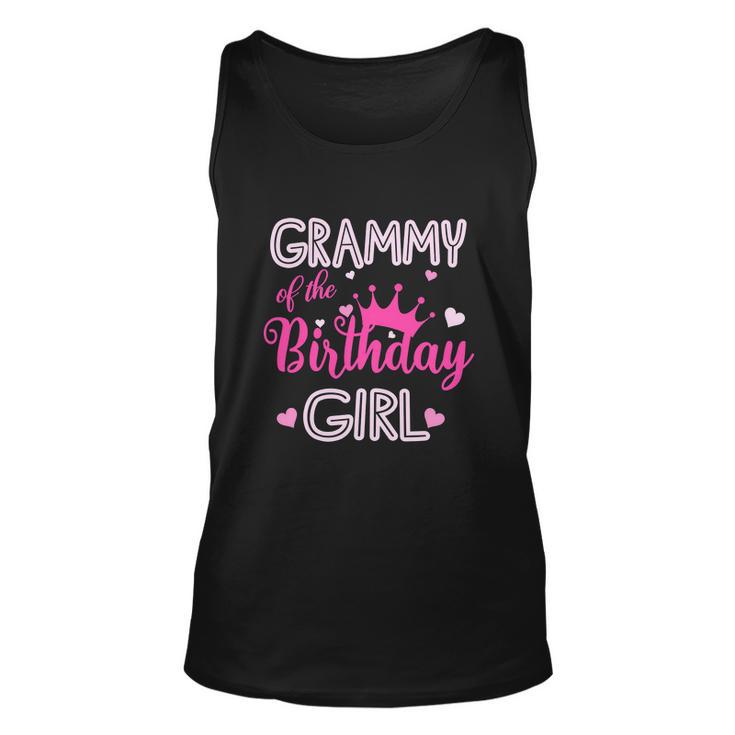 Funny Grammy Of The Birthday Girl Cute Pink Unisex Tank Top