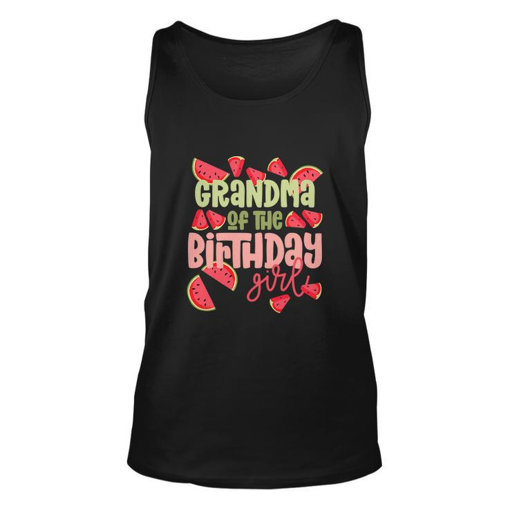 Funny Grandma Birthday One In A Melon Watermelon Unisex Tank Top