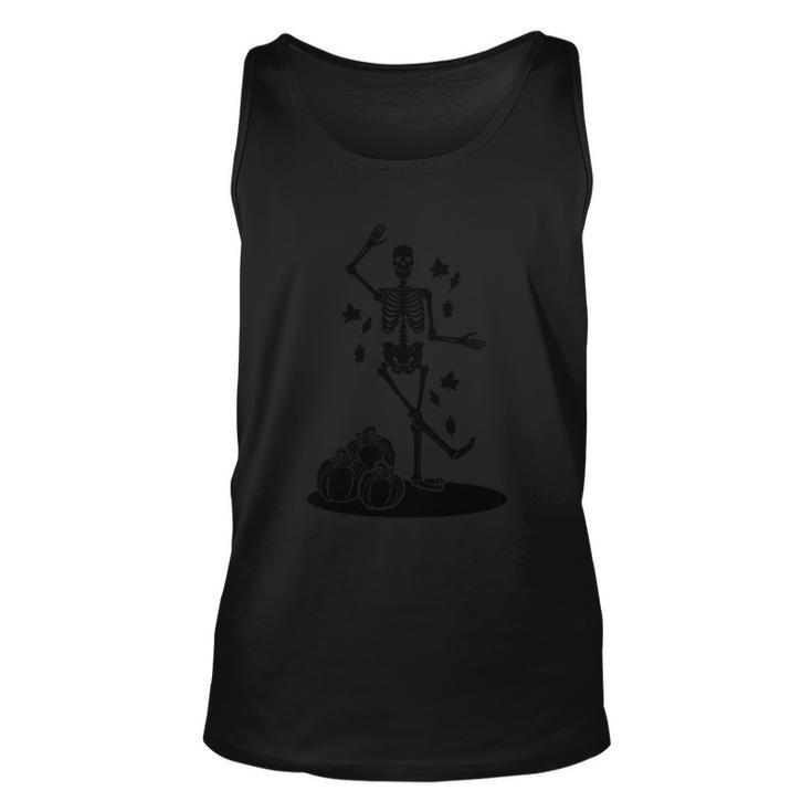 Funny Halloween Dancing Skeletons Halloween Autumn Min Graphic Design Printed Casual Daily Basic Unisex Tank Top