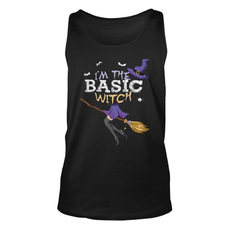 Funny Halloween Im The Basic Witch Matching Group  Unisex Tank Top