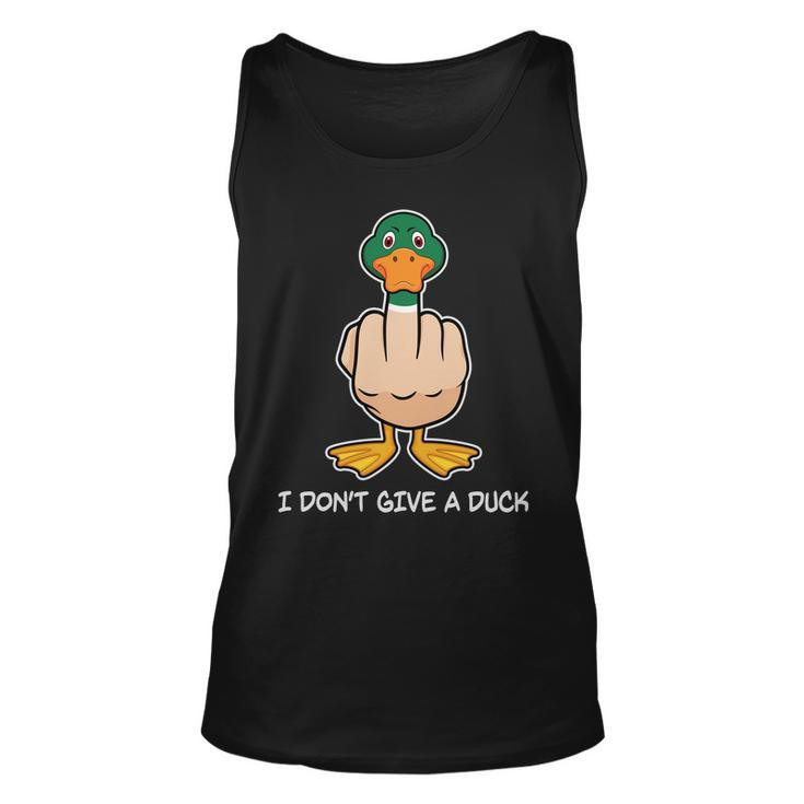 Funny I Dont Give A Duck Tshirt Unisex Tank Top