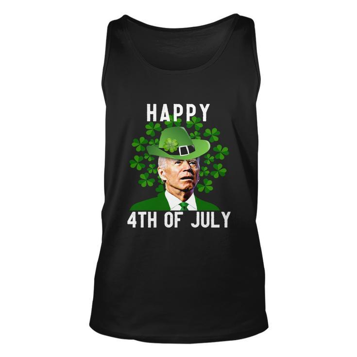 Funny Leprechaun St Patricks Day Joe Biden Happy 4Th Of July Biden St Patricks Day Tshirt Unisex Tank Top