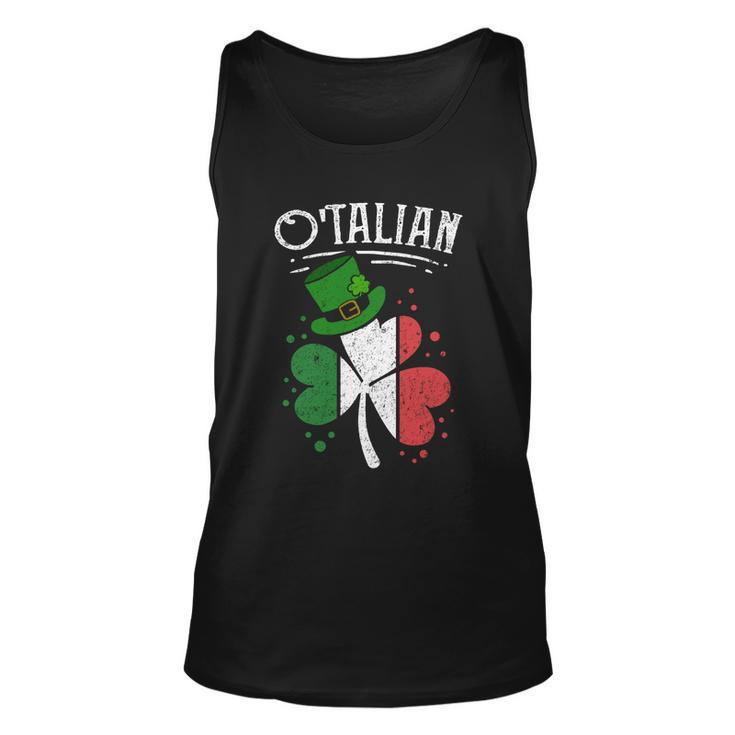 Funny Otalian Funny Italian Irish Relationship Gift Funny St Patricks Day Gift Unisex Tank Top