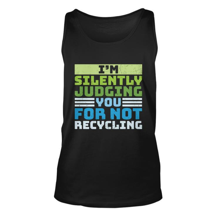 Funny Recycling Slogan America Recycles Day Earth Day Unisex Tank Top