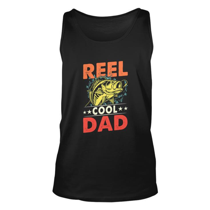 Funny Reel Cool Dad Fishermen Gift Unisex Tank Top