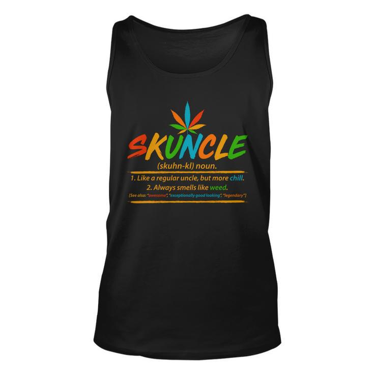 Funny Skuncle Definition Like A Regular Uncle Tshirt Unisex Tank Top