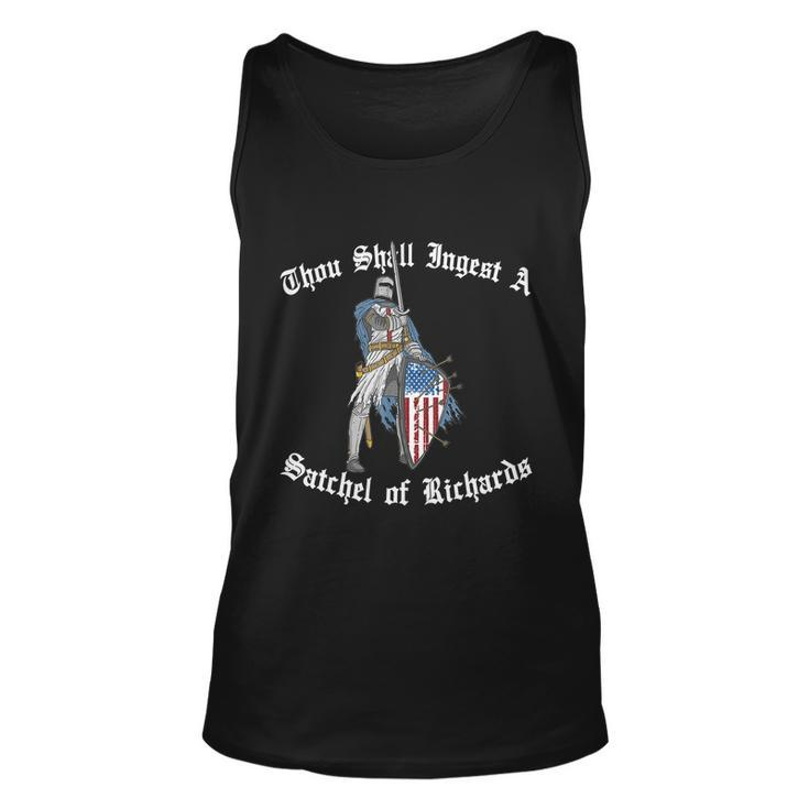 Funny Thou Shall Ingest A Satchel Of Richards Eat A Bag Of Dicks Gift Tshirt Unisex Tank Top