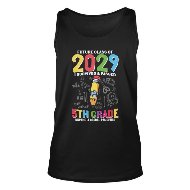 Future Class Of 2029 5Th Grade Back To School First Day Of School Unisex Tank Top