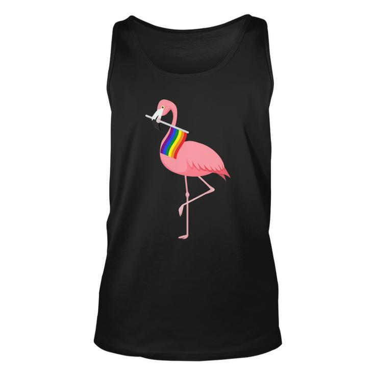 Gay Flamingo Tshirt Unisex Tank Top