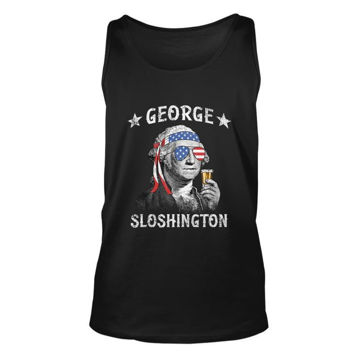 George Sloshington George Washington 4Th Of July Unisex Tank Top