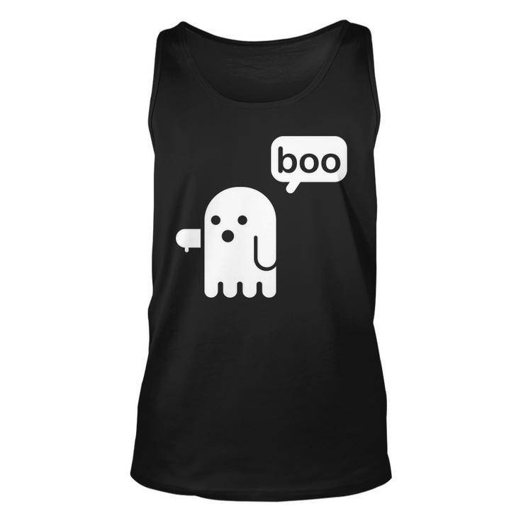 Ghost Boo Thumbs Down Unisex Tank Top