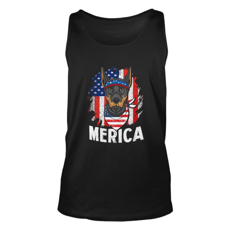 Gift For Dog 4Th Of July American Flag Patriotic Unisex Tank Top