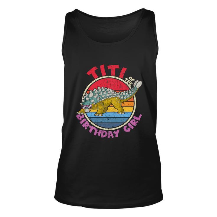 Girl Birthday I Titi I Ankylosaurus I Family Matching Funny Gift Unisex Tank Top