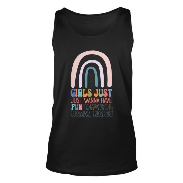 Girls Just Wanna Have Fundamental Rights To Trip Unisex Tank Top