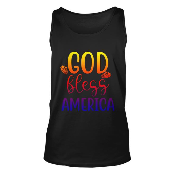 God Bless America 4Th July Patriotic Independence Day Great Gift Unisex Tank Top