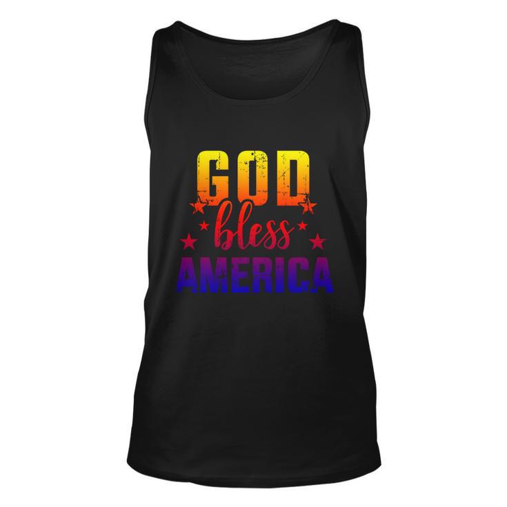 God Bless America For Independence Day On 4Th Of July Pride Cool Gift Unisex Tank Top