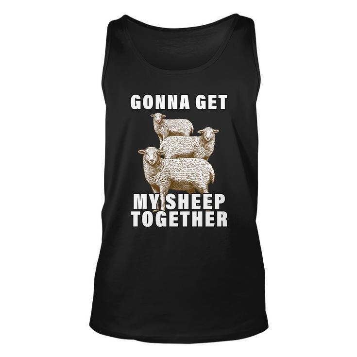 Gonna Get My Sheep Together Unisex Tank Top