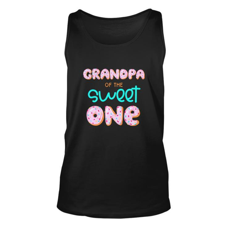 Grandpa Of Sweet One First Birthday Matching Family Donut Unisex Tank Top
