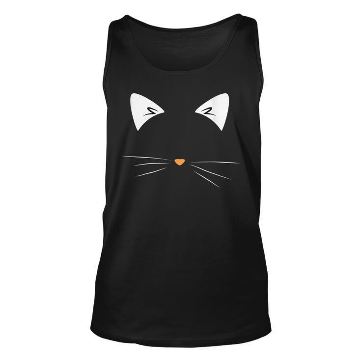 Graphic Cat Black Funny For Women Halloween  Unisex Tank Top