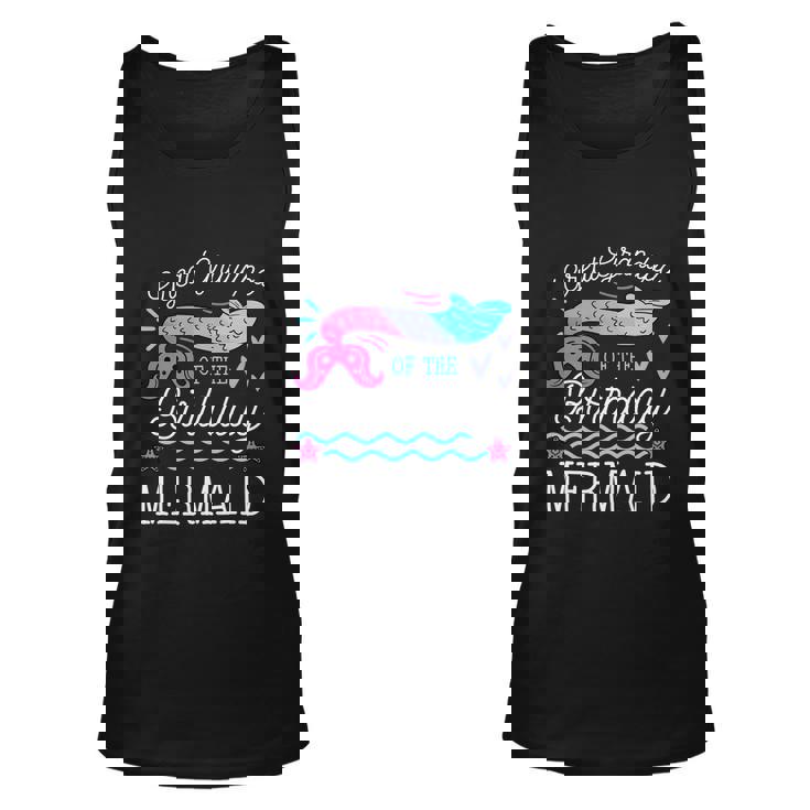 Great Grandpa Of The Birthday Mermaid Theme Family Bday Unisex Tank Top