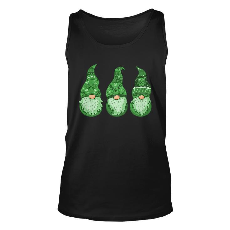 Green Ugly Sweater Irish Gnomes St Patricks Day Unisex Tank Top