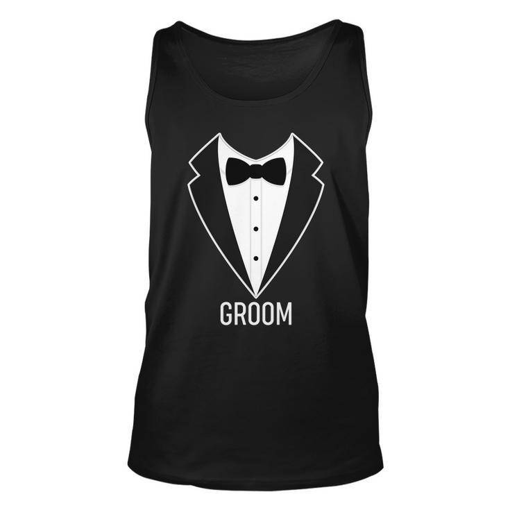 Groom Wedding Tuxedo Tshirt Unisex Tank Top