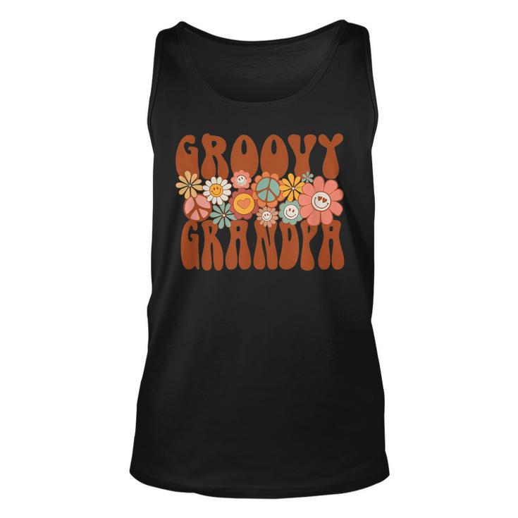 Groovy Grandpa Retro Matching Family Baby Shower  V2 Men Women Tank Top Graphic Print Unisex