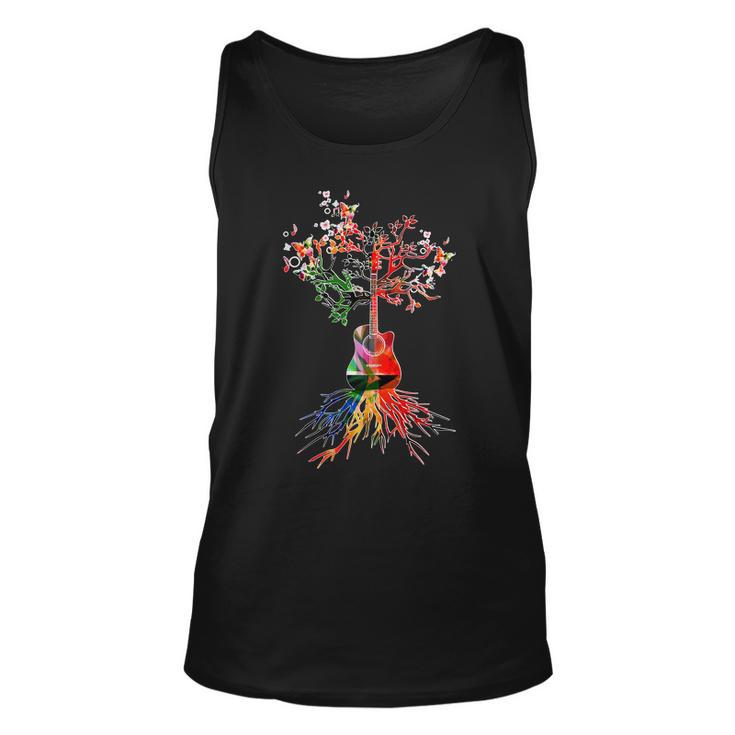 Guitar Roots Tree Of Life Tshirt Unisex Tank Top