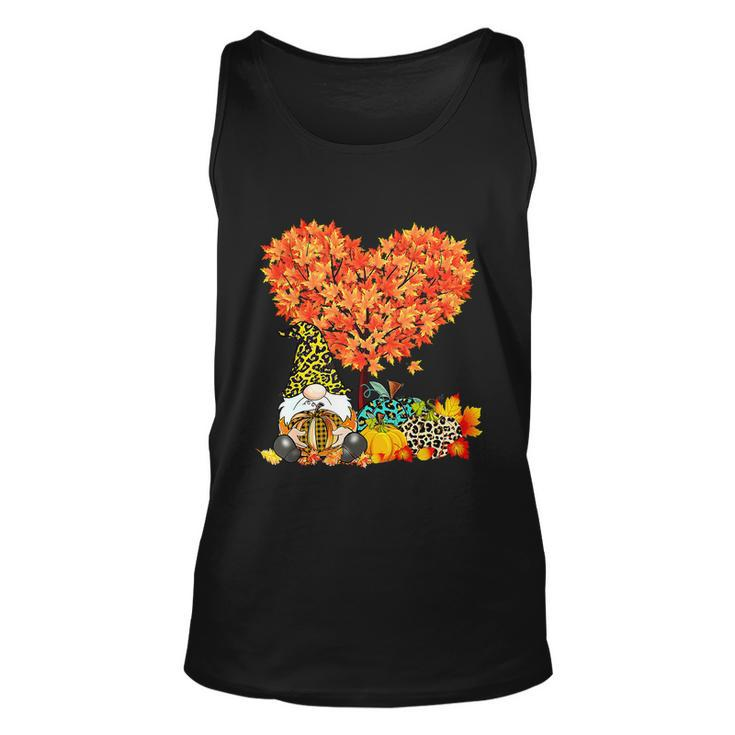 Happy Fall Yall Gnome Leopard Pumpkin Funny Autumn Gnome Graphic Design Printed Casual Daily Basic Unisex Tank Top