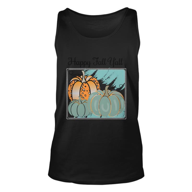 Happy Fall Yall Halloween Quote Unisex Tank Top