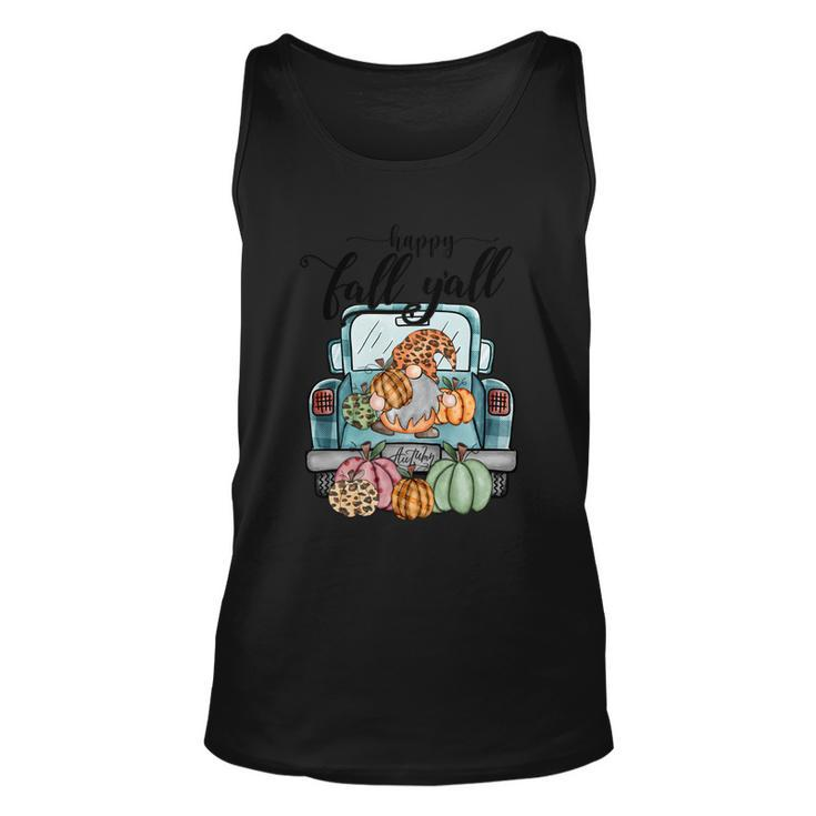 Happy Fall Yall Thanksgiving Quote V2 Unisex Tank Top