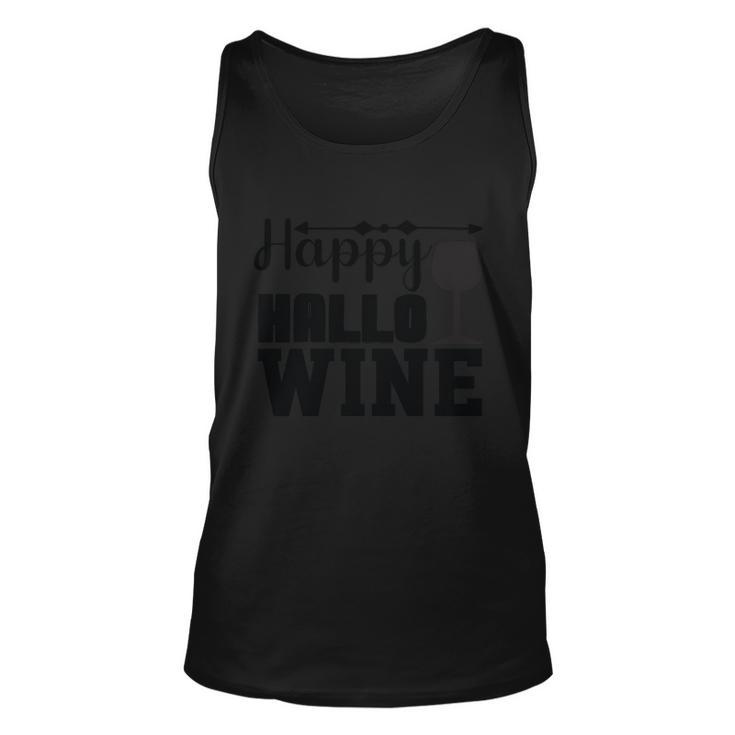 Happy Hallo Wine Halloween Quot Unisex Tank Top