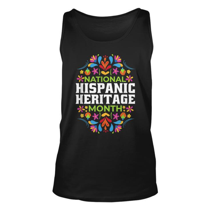 Happy National Hispanic Heritage Month Latino Pride Flag  V2 Men Women Tank Top Graphic Print Unisex