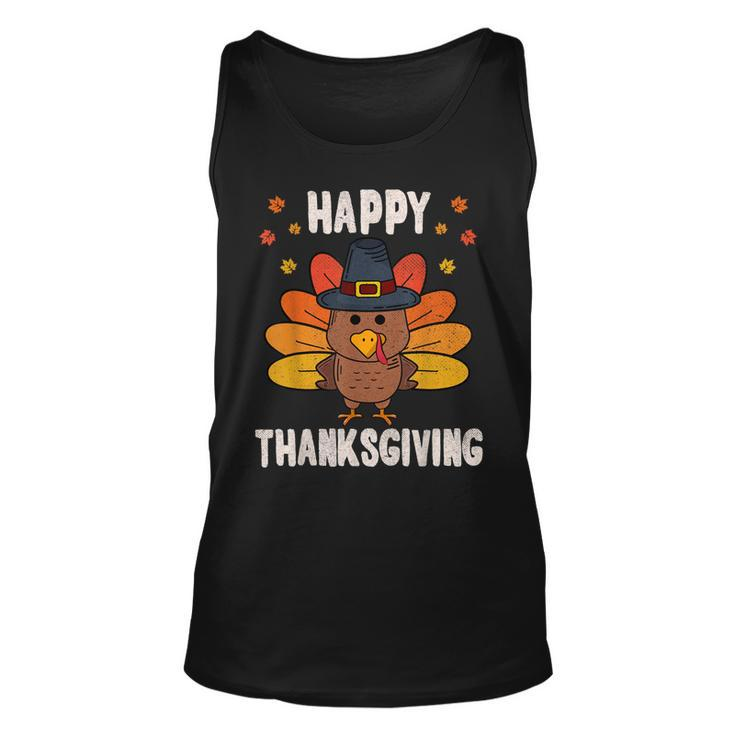 Happy Thanksgiving 2021 Funny Turkey Day Autumn Fall Season  V2 Unisex Tank Top