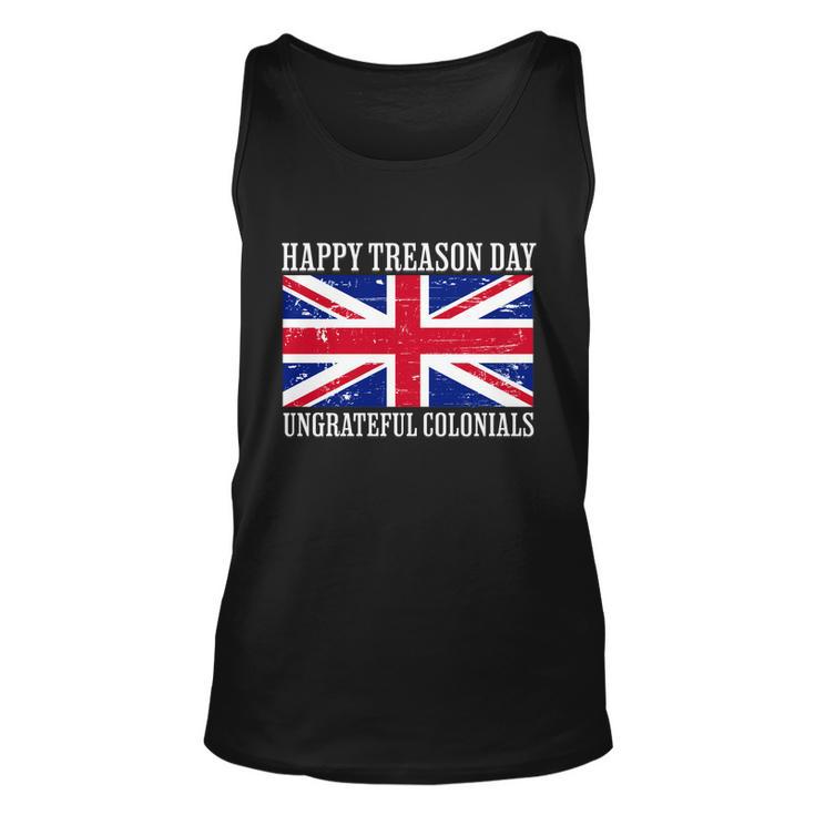 Happy Treason Day Ungrateful Colonials V2 Unisex Tank Top