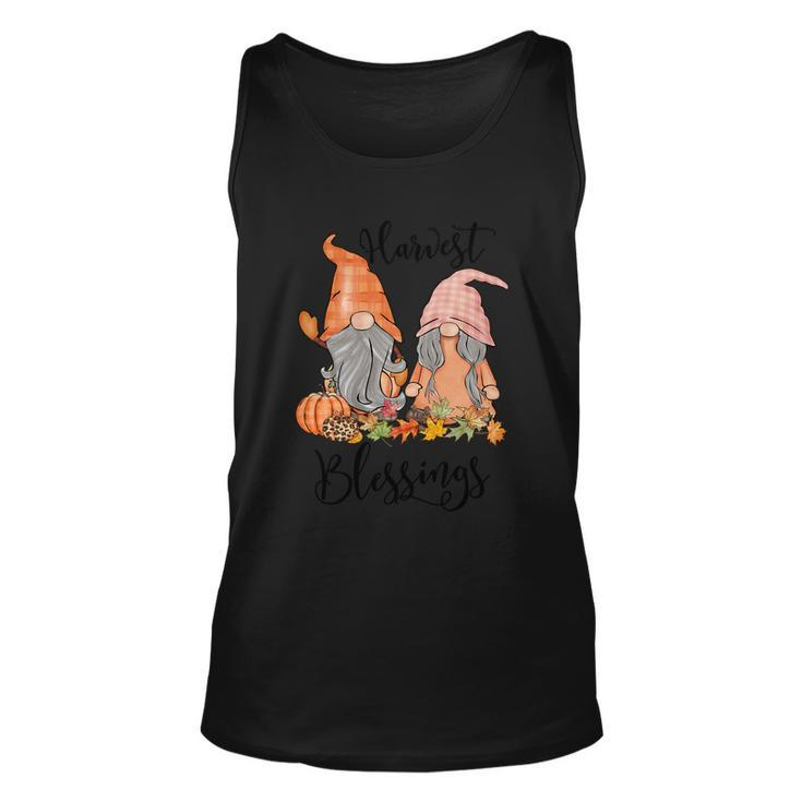 Harvest Blessings Thanksgiving Quote Unisex Tank Top