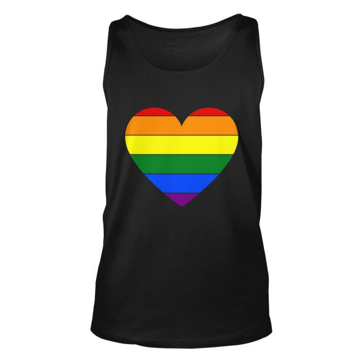 Heart Lgbt Gay Pride Lesbian Bisexual Ally Quote V3 Unisex Tank Top