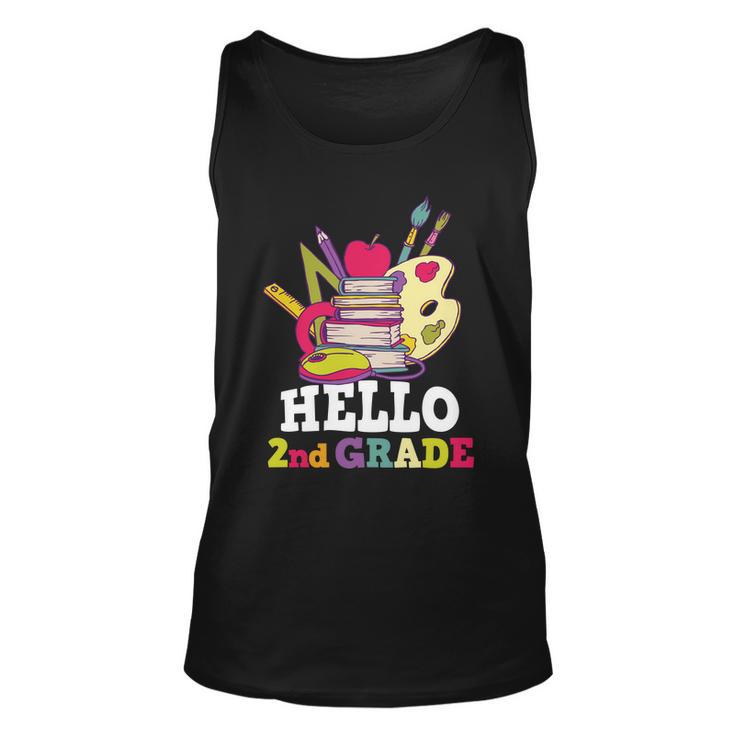 Hello 2Nd Grade Back To School Team Second Grade Unisex Tank Top