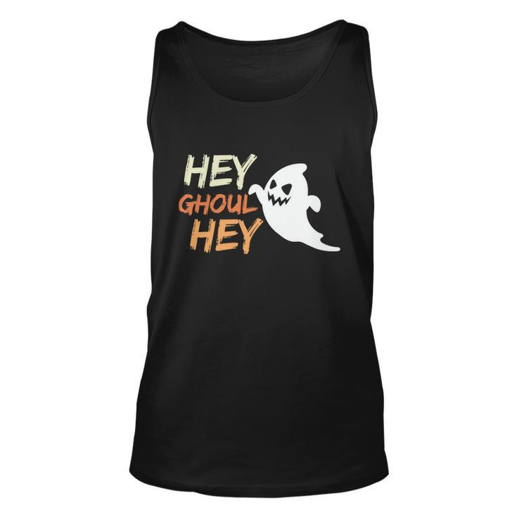 Hey Ghoul Hey Ghost Boo Halloween Quote Unisex Tank Top