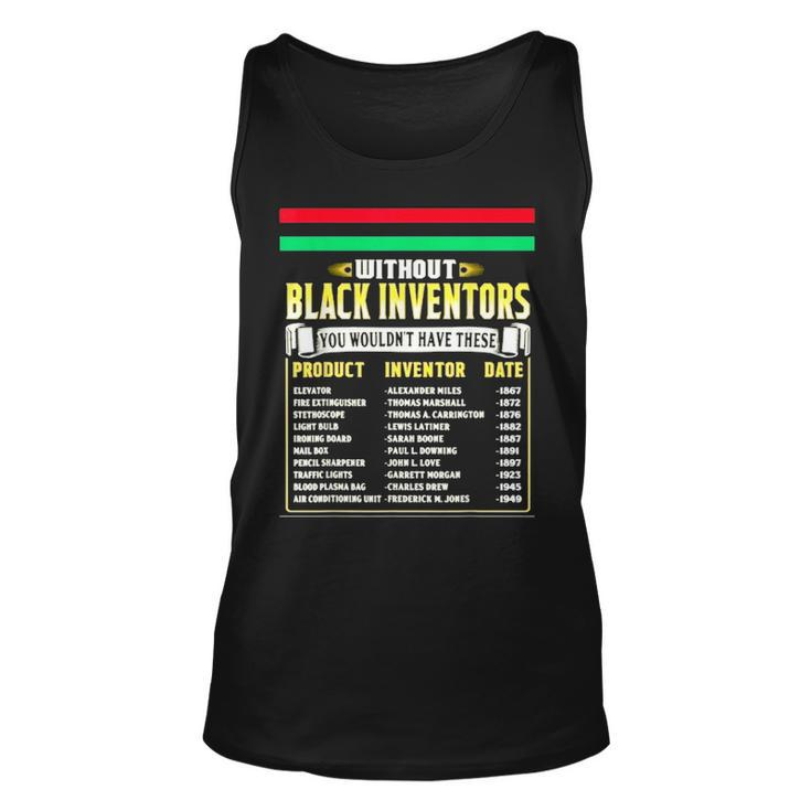 History Of Black Inventors Black History Month Unisex Tank Top