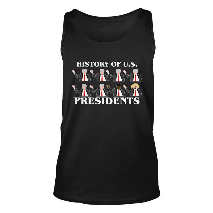 History Of US Presidents Anti Trump Clown Unisex Tank Top