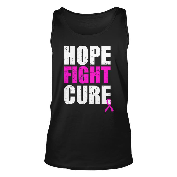 Hope Fight Cure Breast Cancer Tshirt Unisex Tank Top