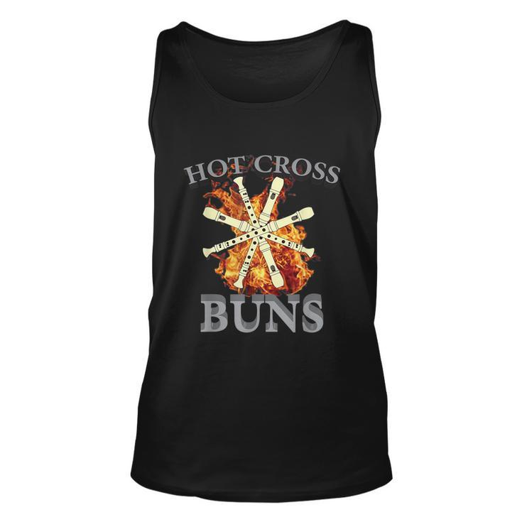 Hot Cross Buns Funny Trendy Hot Cross Buns Graphic Design Printed Casual Daily Basic Unisex Tank Top