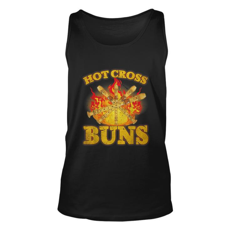 Hot Cross Buns Funny Trendy Hot Cross Buns Graphic Design Printed Casual Daily Basic V2 Unisex Tank Top